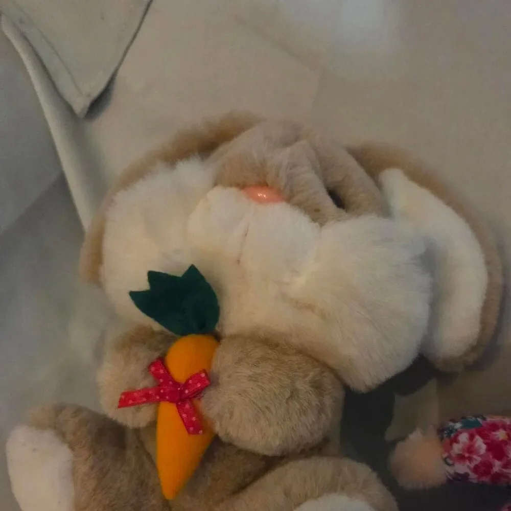 Vtg 90s Commonwealth Bunny Plush bundle Y2K nursery decor retro